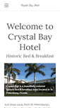 Mobile Screenshot of crystalbayhotel.com